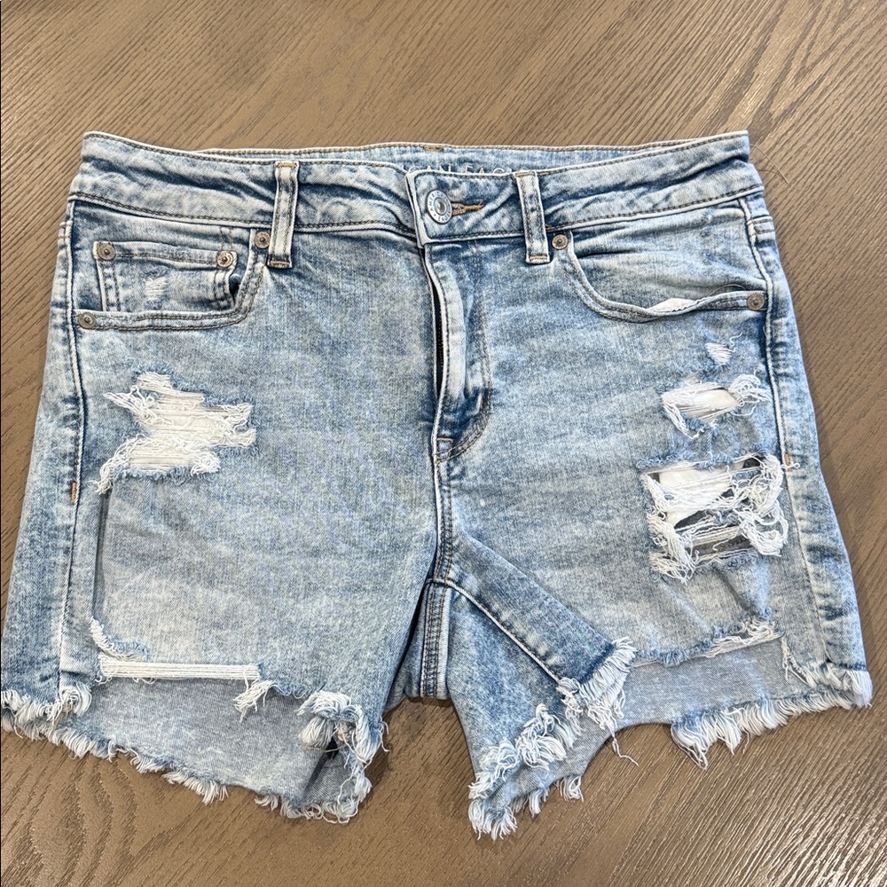 American Eagle Outfitters Super Stretch Midi Shorts Size 12